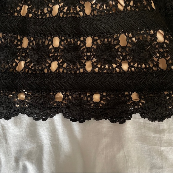 Skaist Taylor Black Knit Mini Dress over Silk Slip - Picture 11 of 11